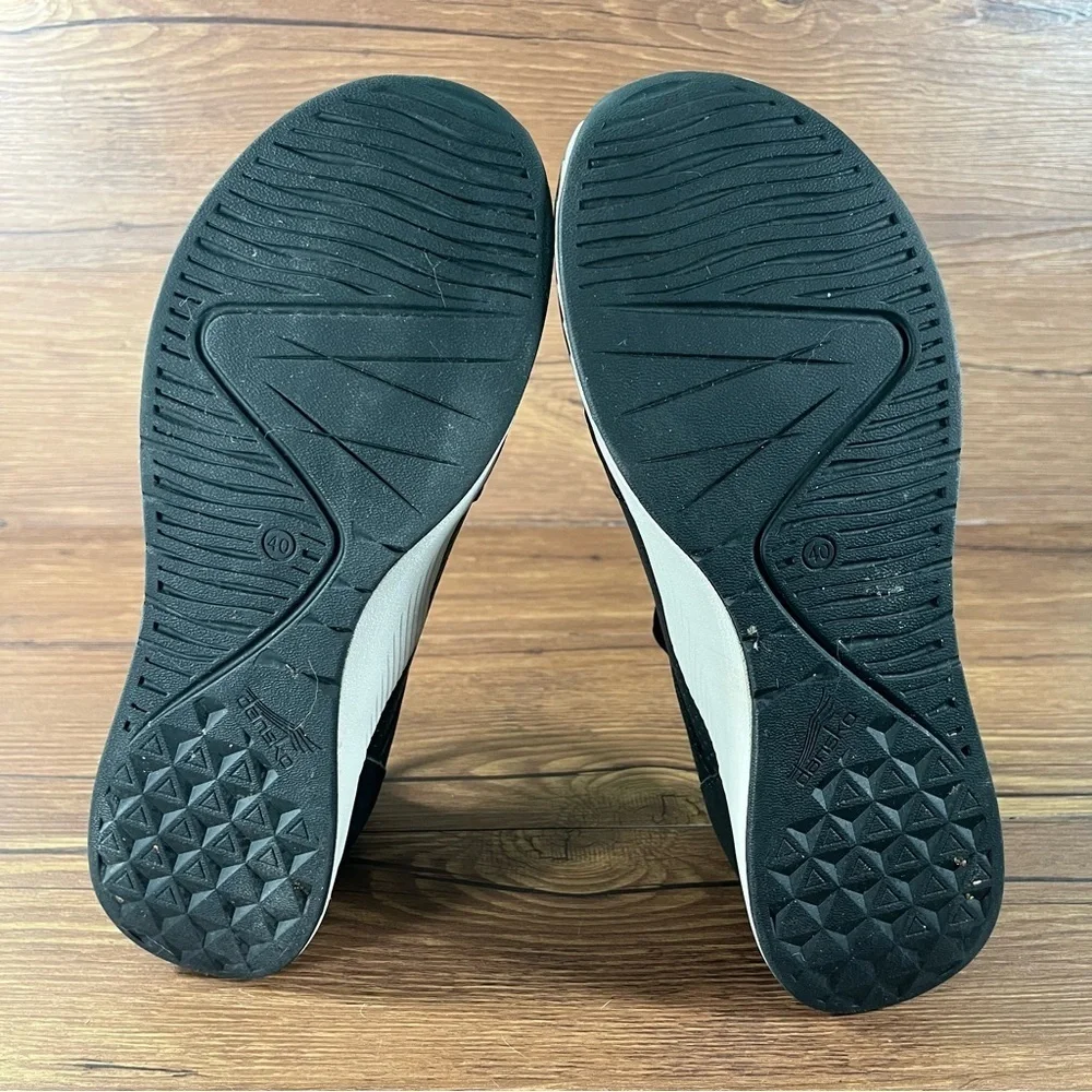 Dansko Cozette Black Leather Orthotic Sneakers Women’s Size 9.5 (40)‎ Shoes